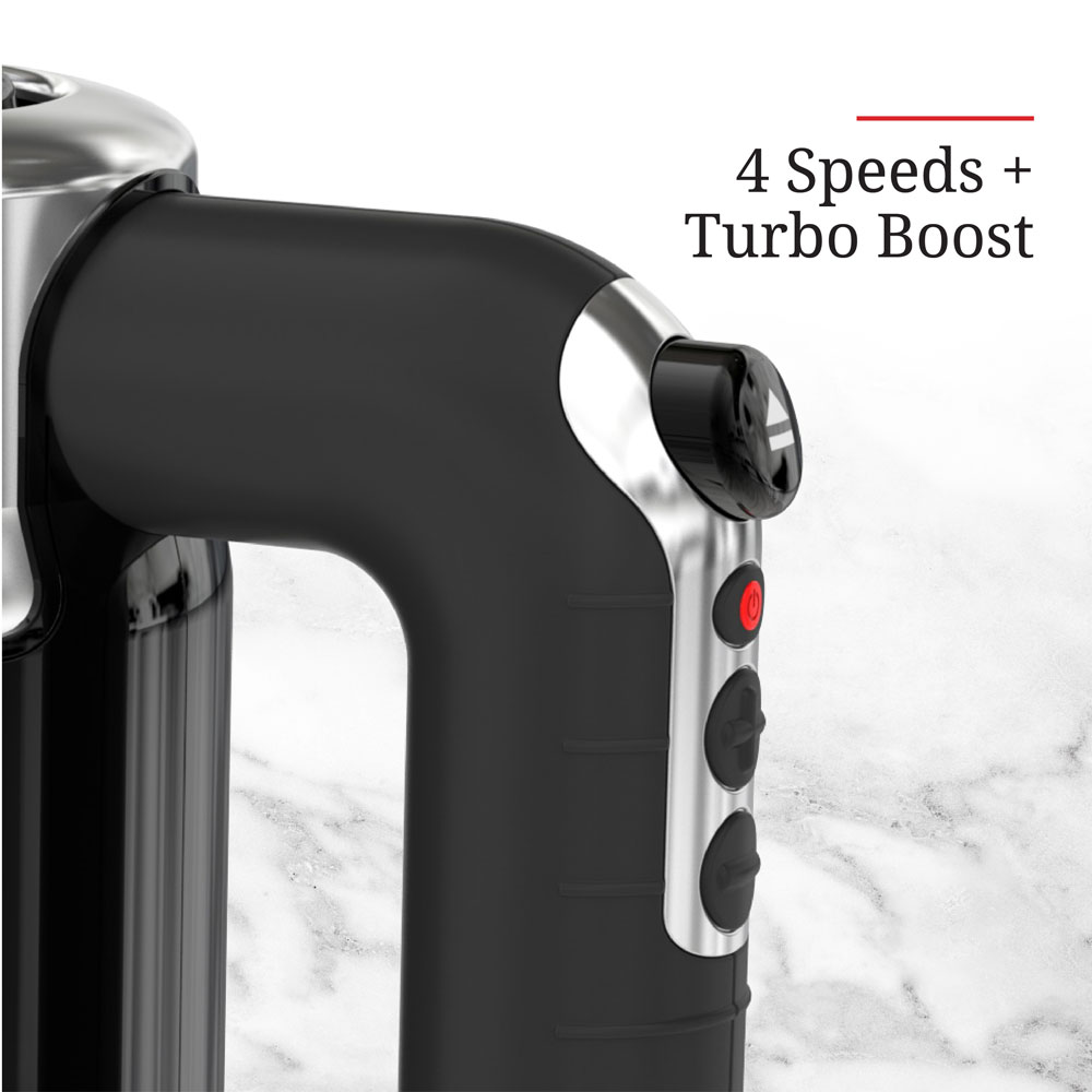 Retro Style Hand Mixer Red